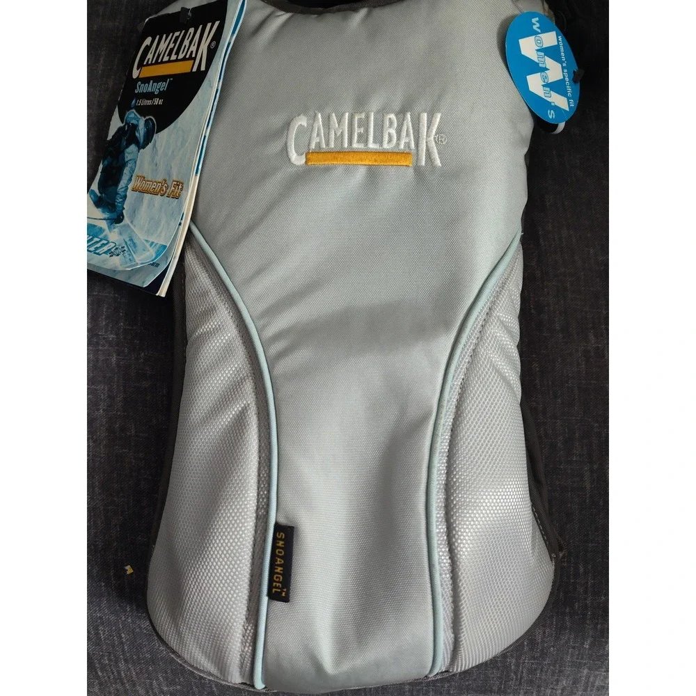 CamelBak SnoAngel Womens Hydration Pack 1.5L 50oz Silver Aqua Winter Ski/board